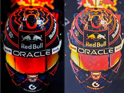 Max Verstappen Helmet Hueforge
