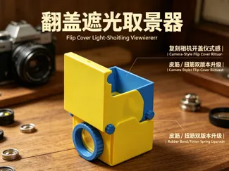 腰平取景器自动折叠翻盖遮光海鸥4版
