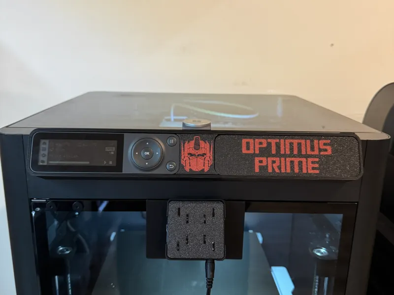 Optimus Prime Bu Name Plate