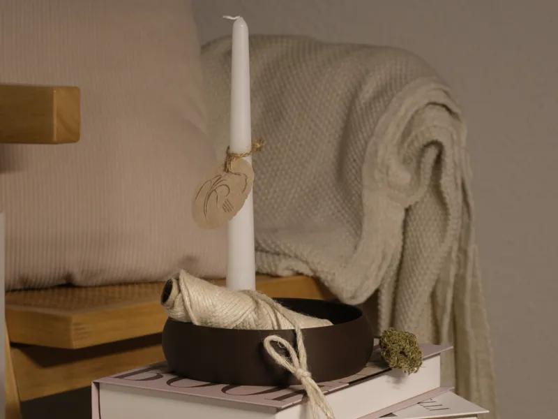 Scandinavian Style Candle Bowl