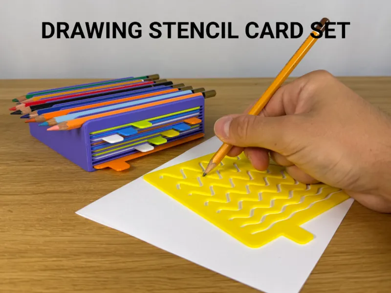 Drawing Stencil Card Set