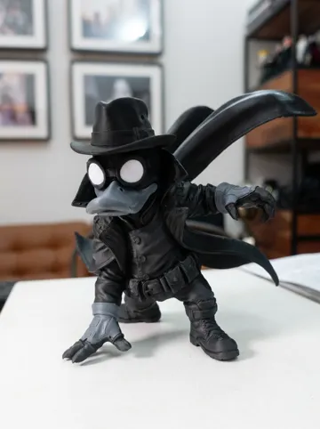 Modelo para impresión 3D: SPIDER-MAN NOIR DUCK — vista de referencia 3