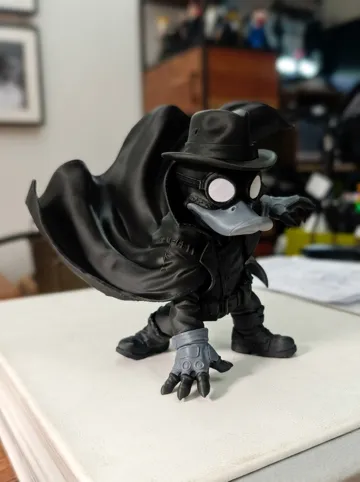 Modelo para impresión 3D: SPIDER-MAN NOIR DUCK — vista de referencia 5