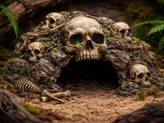 Tana Serpente Teschio (terrario skull)