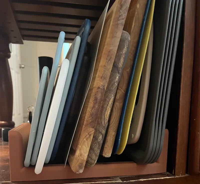 Cutting board holder