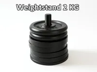 Support pour disques de musculation 2 kg — photo 1