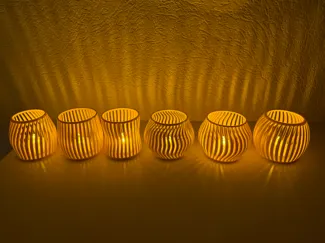 Photophores de décorations pour éclairage led
