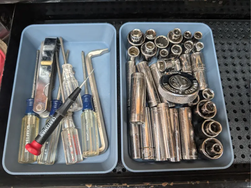 SMALL TOOL TRAYS FOR TOOLGRID - 2 SIZES