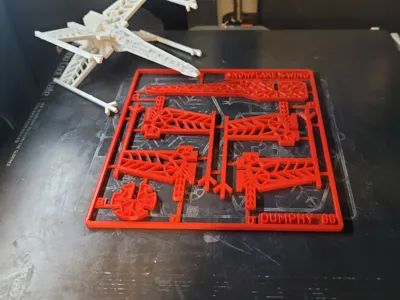 Card X-Wing Snowflake Ornament