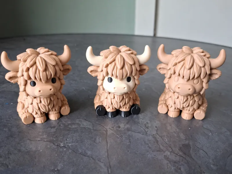 Cute Highland Cow – 3 variations