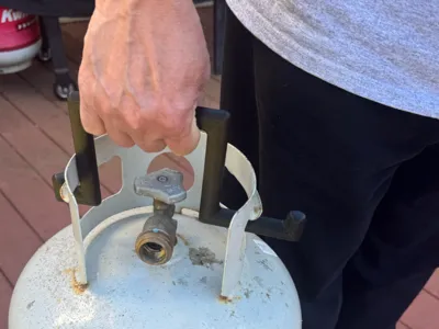 Propane Tank Handle