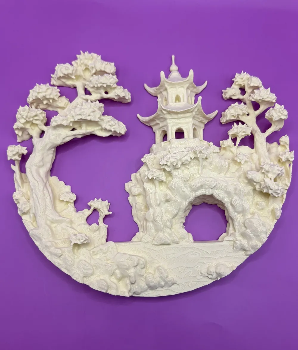 زينة زخرفية مصنوعة يدويًا من خشب كورك آرت ديوراما هدية قابلة للجمع