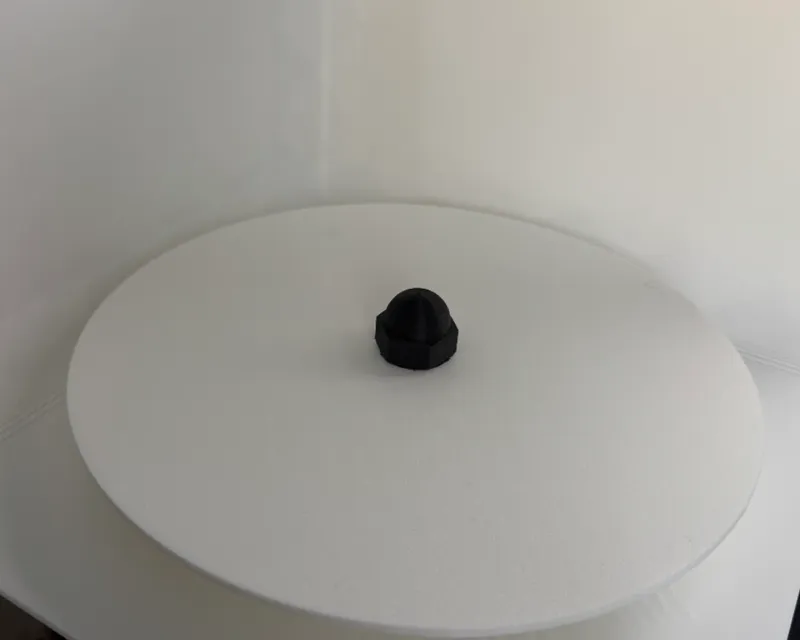 PhotoBox with turntable - Fillet corners