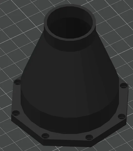 Nozzle for Violent Turbofan Blower
