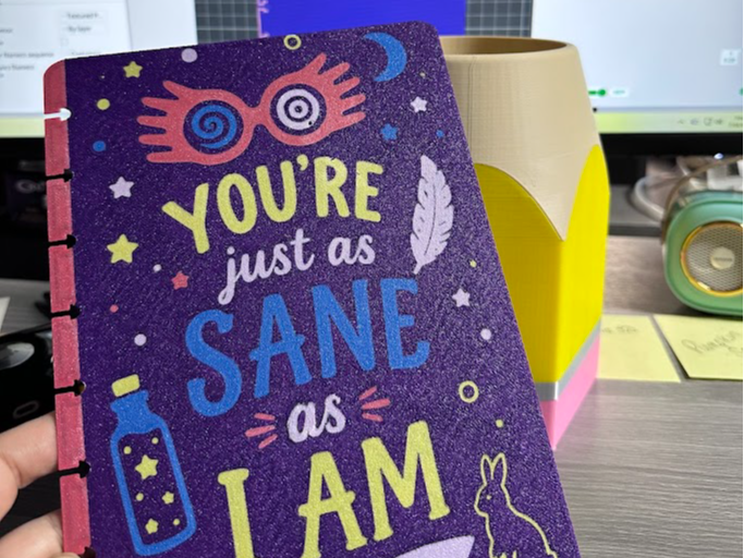 You're Just as Sane as I Am Notebook Cover