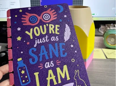 You're Just as Sane as I Am Notebook Cover