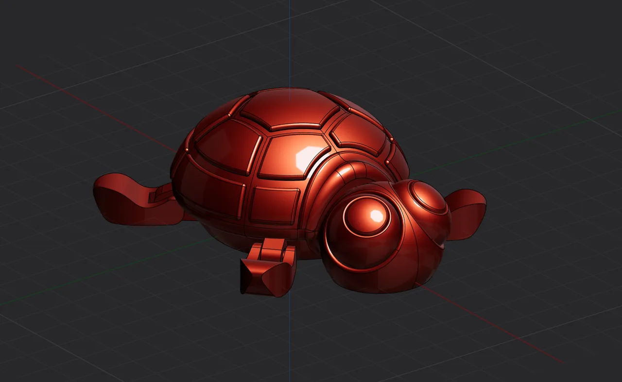 Cute Turtle view 2