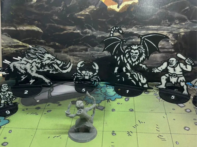 Pack 4 - Creatures - 2D Tokens D&D Tabletop RPG