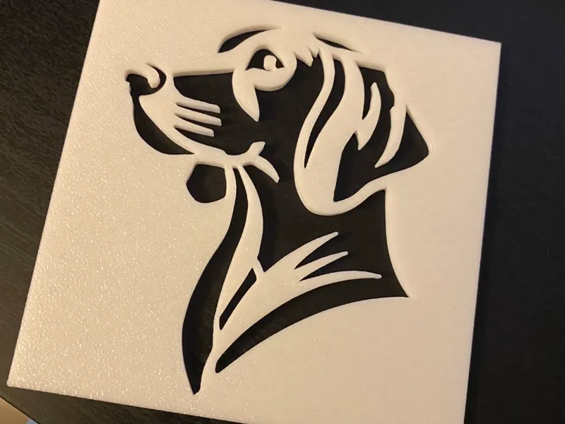 Weimaraner coaster