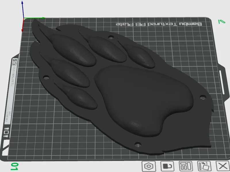 Bear Paw shoe outsole
