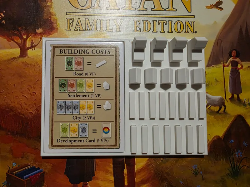 Catan Player Tray