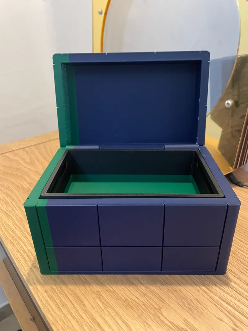 Print In Place Box with Lid and Drawer