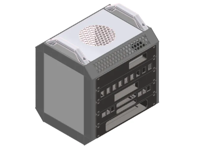 EasyMount Edition - Lab RAX 10″ Server Rack - Free 3D Print Model ...