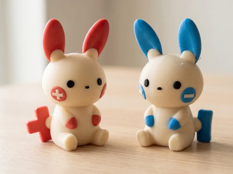 Chibi Minum and Pluse Pokemon toy