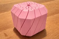 Fidget Twist Geometric Cube Single Color