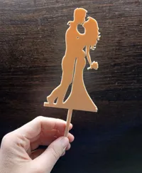 Décoration de gâteau - couple de mariés — photo 2