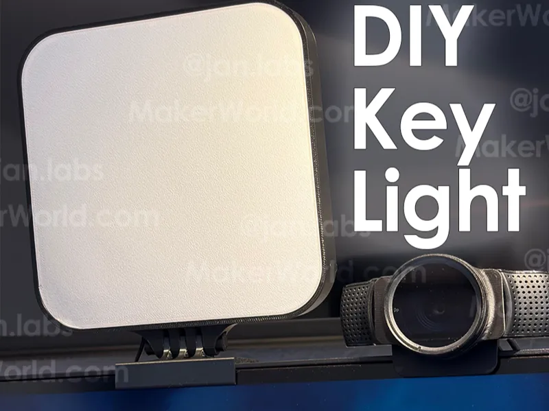 Monitor Key Light 3D Printed