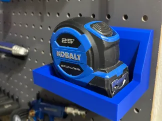 Pegboard Tape Measure Holder