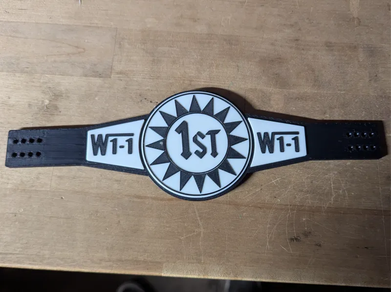 Pinball Trophy belt