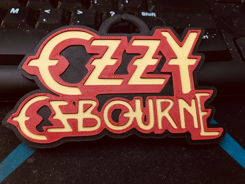 Ozzy Osbourne Hype chain medallion 