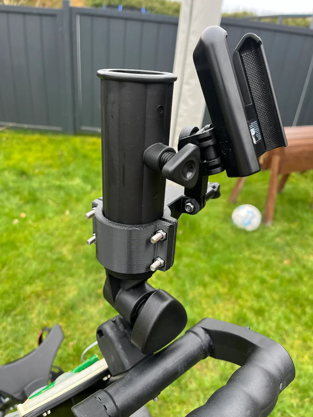 GoPro Mount for BIG MAX Golf Trolley Umbrella Holder (47mm Diameter) by