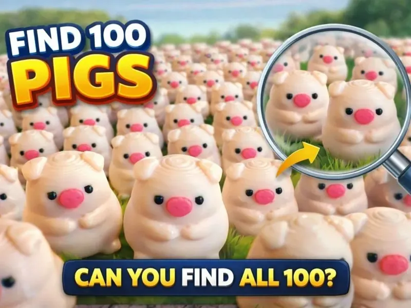 Find 100 Pigs – Mini Pig Farm Chaos