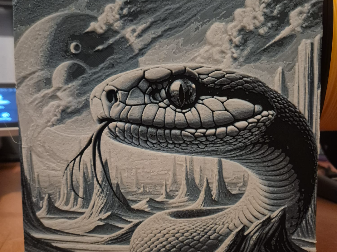 snake planet hueforge
