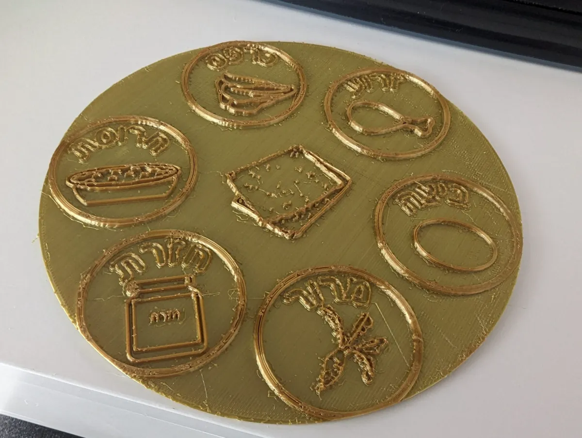 Plateau de Seder pour Pessah