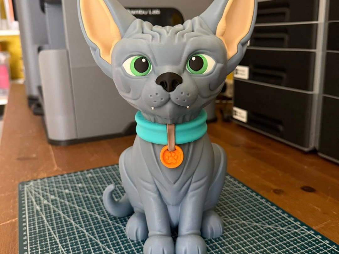 Cute Sphynx Cat Desk Buddy Figure 8 COLORS ONE AMS