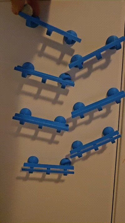 fridge magnet marble run