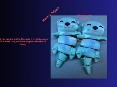 multicolored flexy otters 