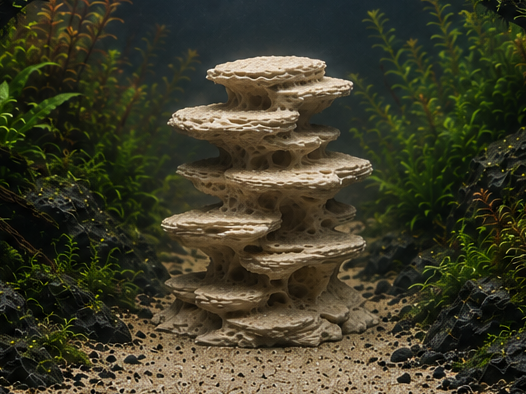 Porous Rock Tower - Terrarium & Aquarium Decor