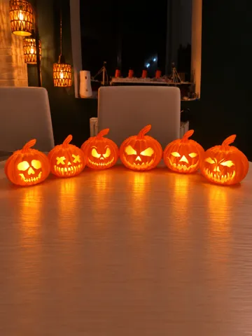 Adorno temático: Halloween Pumpkin selection Tea light holder — vista de referencia 4