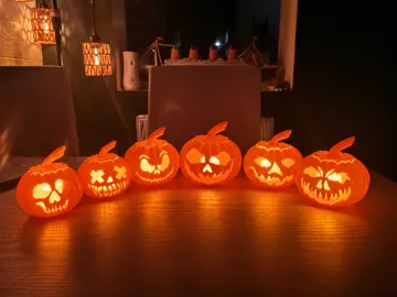Adorno temático: Halloween Pumpkin selection Tea light holder — vista de referencia 5