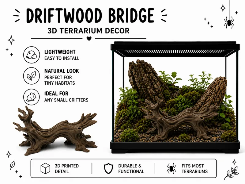 Driftwood Bridge Climber – Natural Terrain Accent