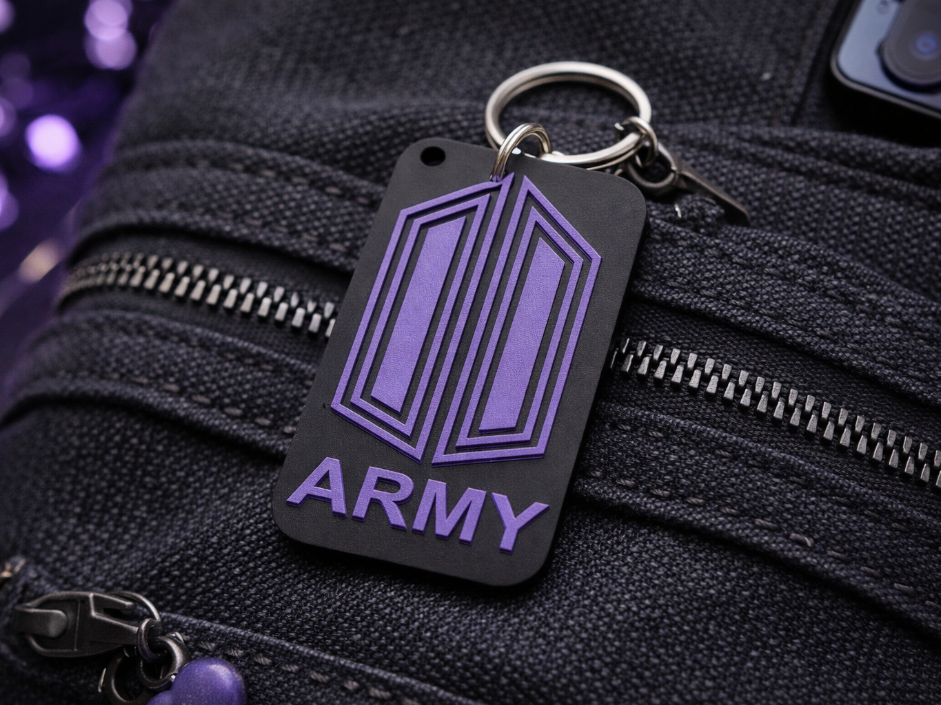 BTS ARMY – 3D Printed Keychain