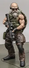 MC 7 inches tall 177mm 17 cm 1.10