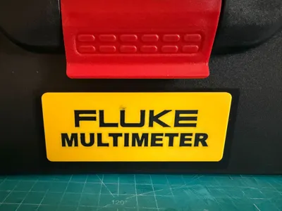 FLUKE Label - AMS and NO-AMS Versions 