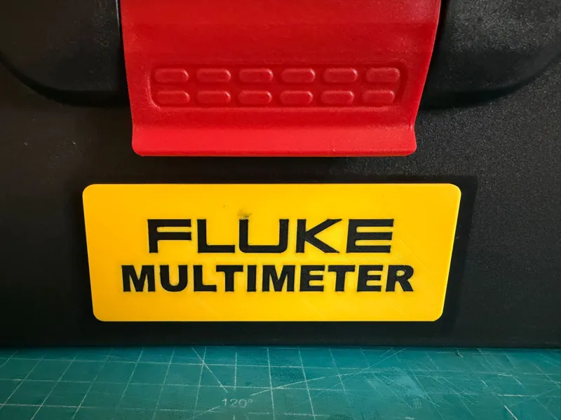 FLUKE Label - AMS and NO-AMS Versions 