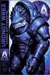 Purple Blue Urdnot Wrex